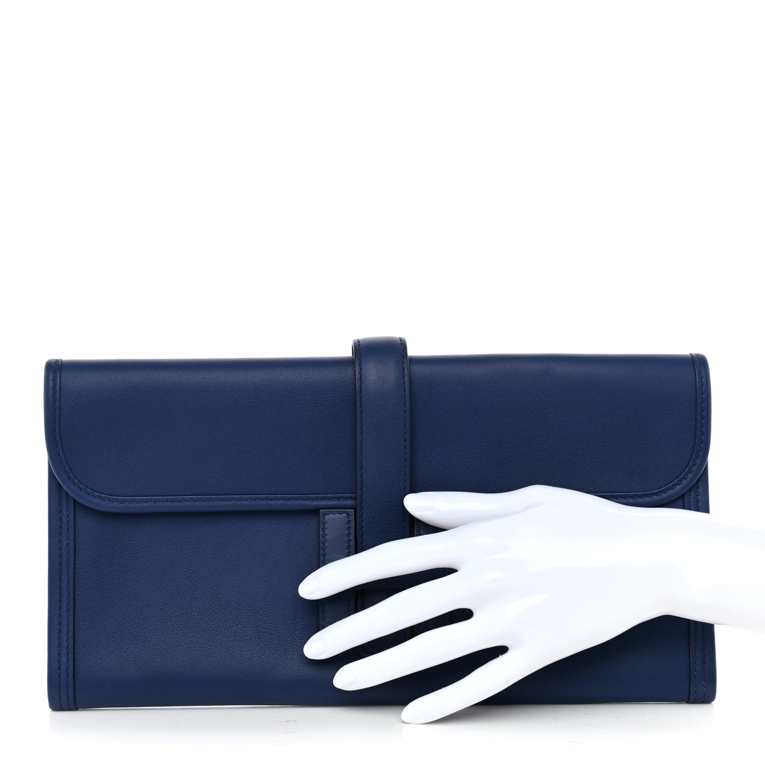 Hermes Swift Jige Elan 29 Clutch Bleu Saphir 2 of 10