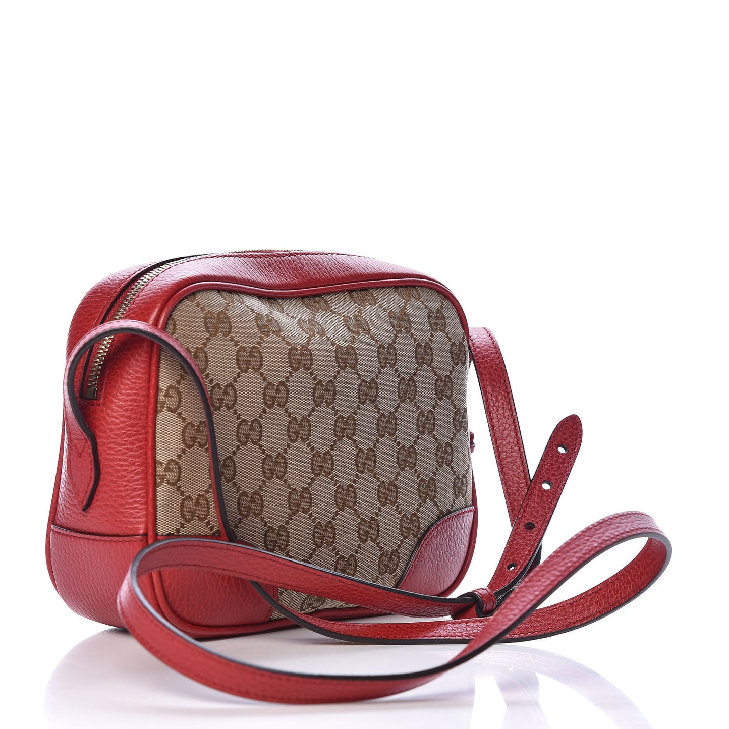 Monogram Mini Bree Messenger Bag Red