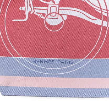 Hermes Silk Ex-Libris en Cravates Maxi Twilly 3 of 4