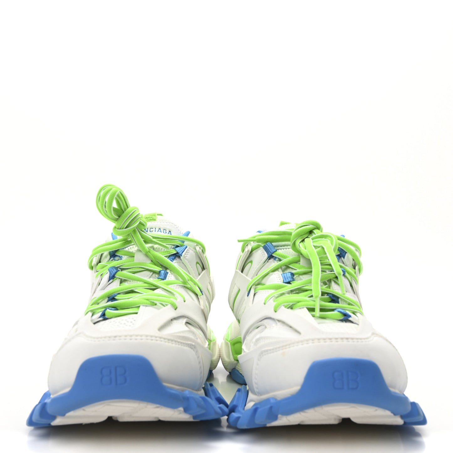 Mesh Nylon Mens Track Sneakers 42 White Green Blue