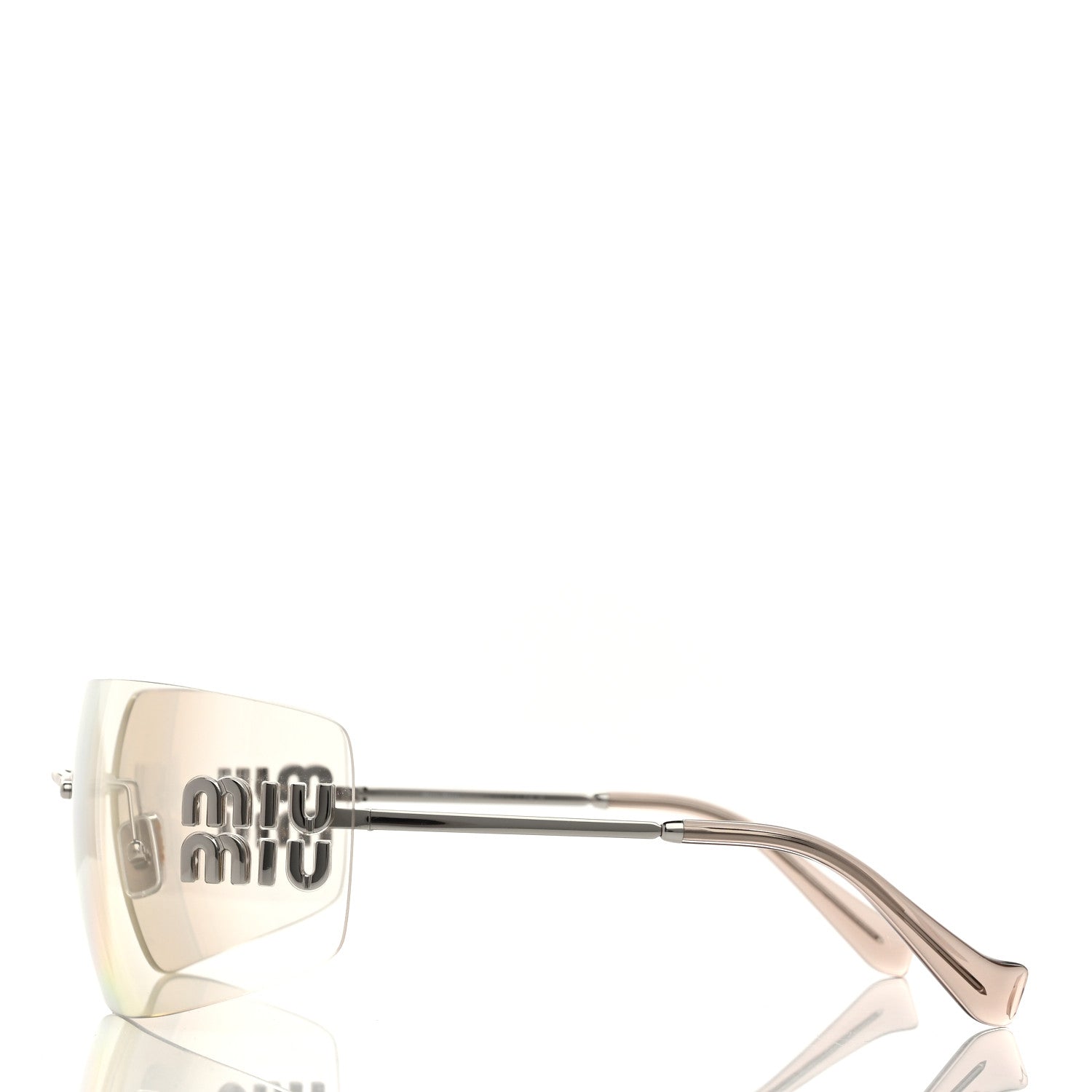 Miu Miu Metal Runway Sunglasses SMU54Y Silver 3 of 7