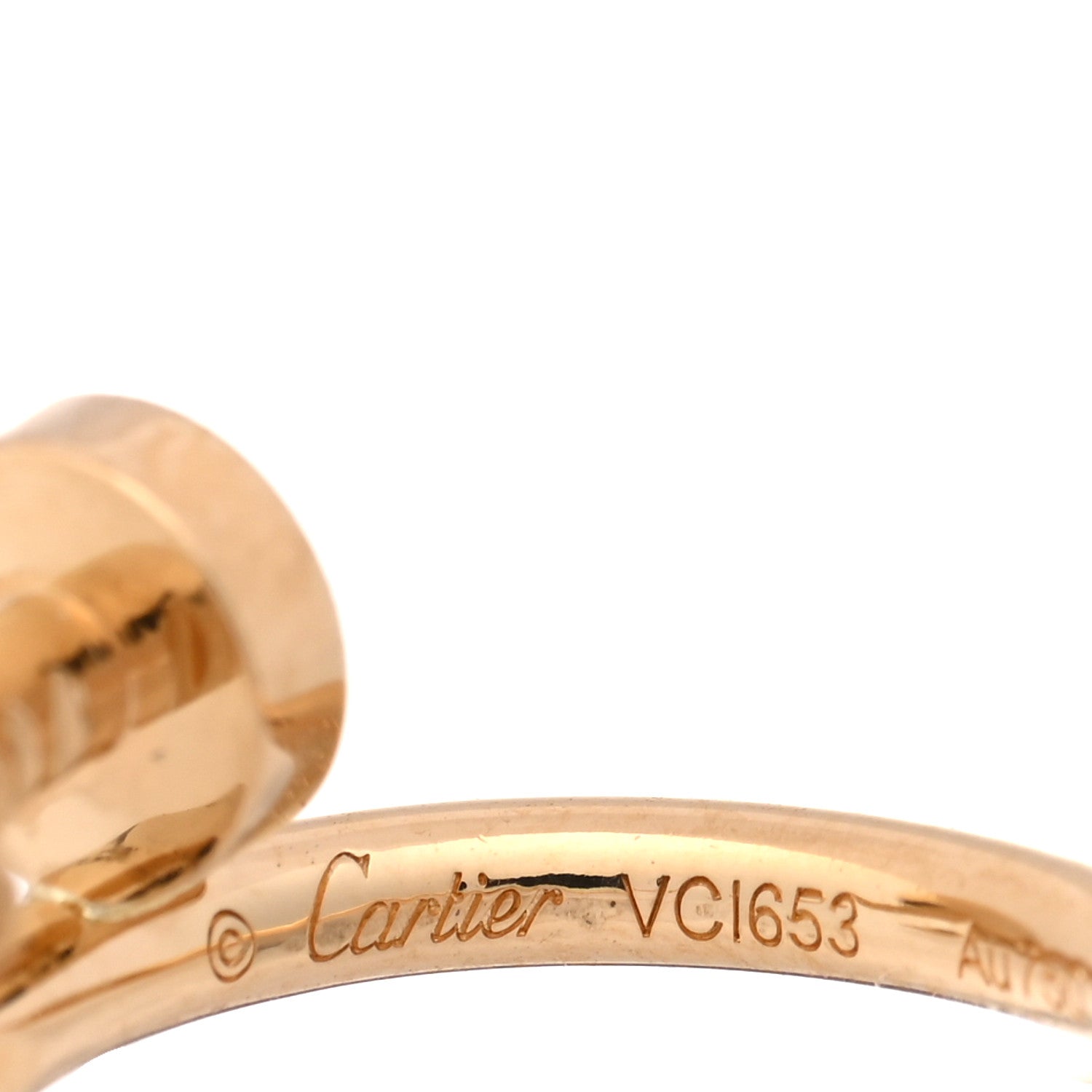 Cartier 18K Yellow Gold Juste Un Clou Single Hoop Earring 4 of 5