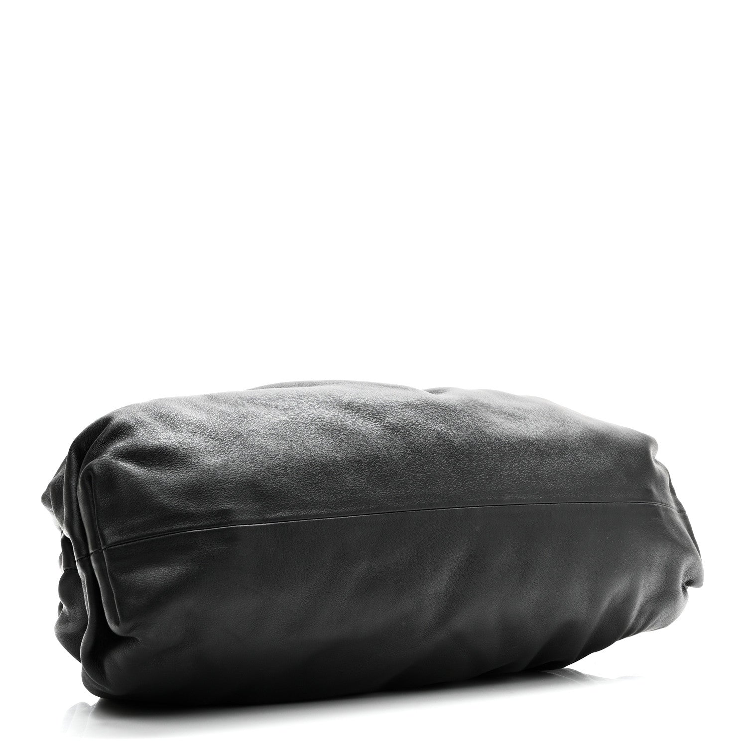 Bottega Veneta Smooth Butter Calf The Pouch Oversized Clutch Black 4 of 10
