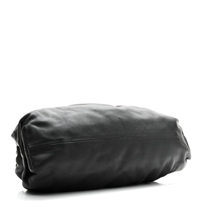 Bottega Veneta Smooth Butter Calf The Pouch Oversized Clutch Black 4 of 10