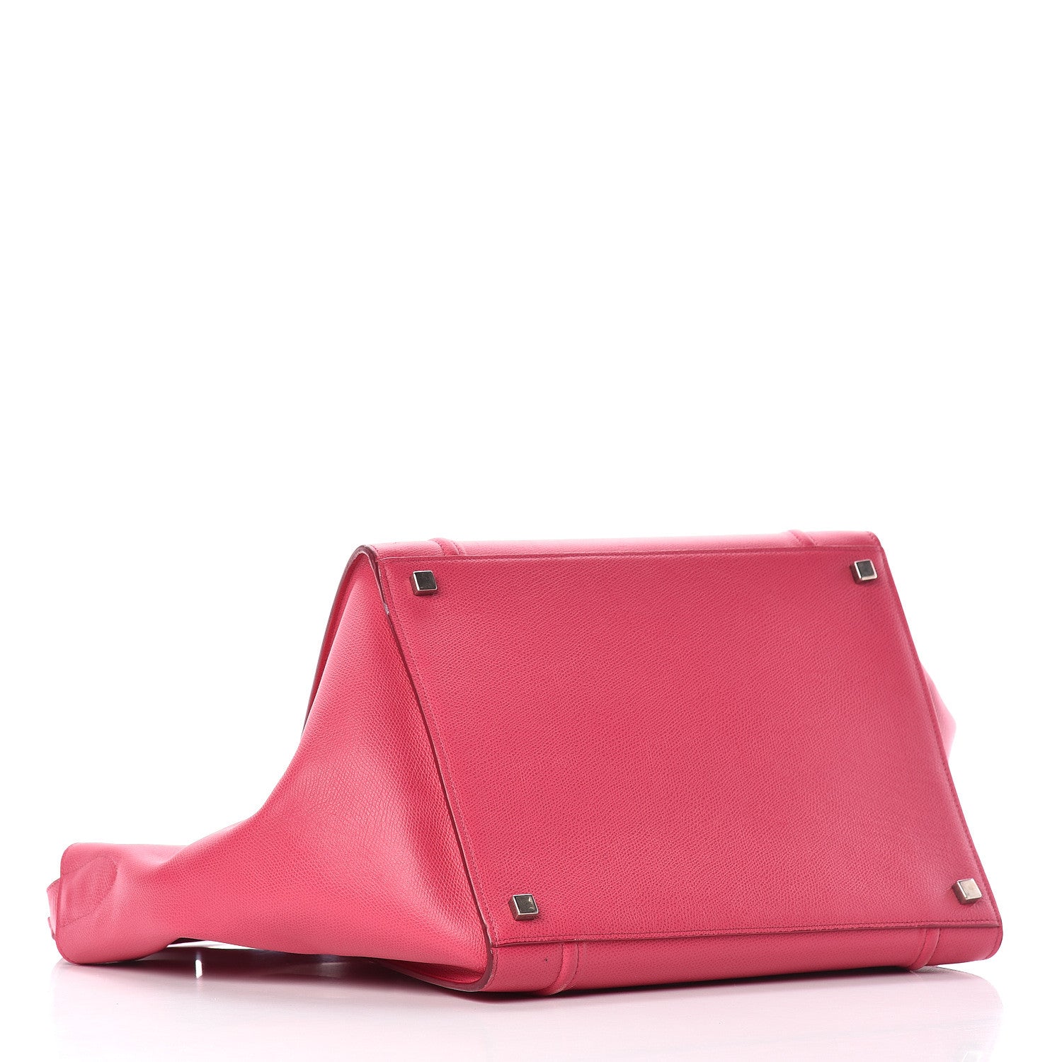 Celine Supple Calfskin Medium Phantom Luggage Fuchsia 4 of 19