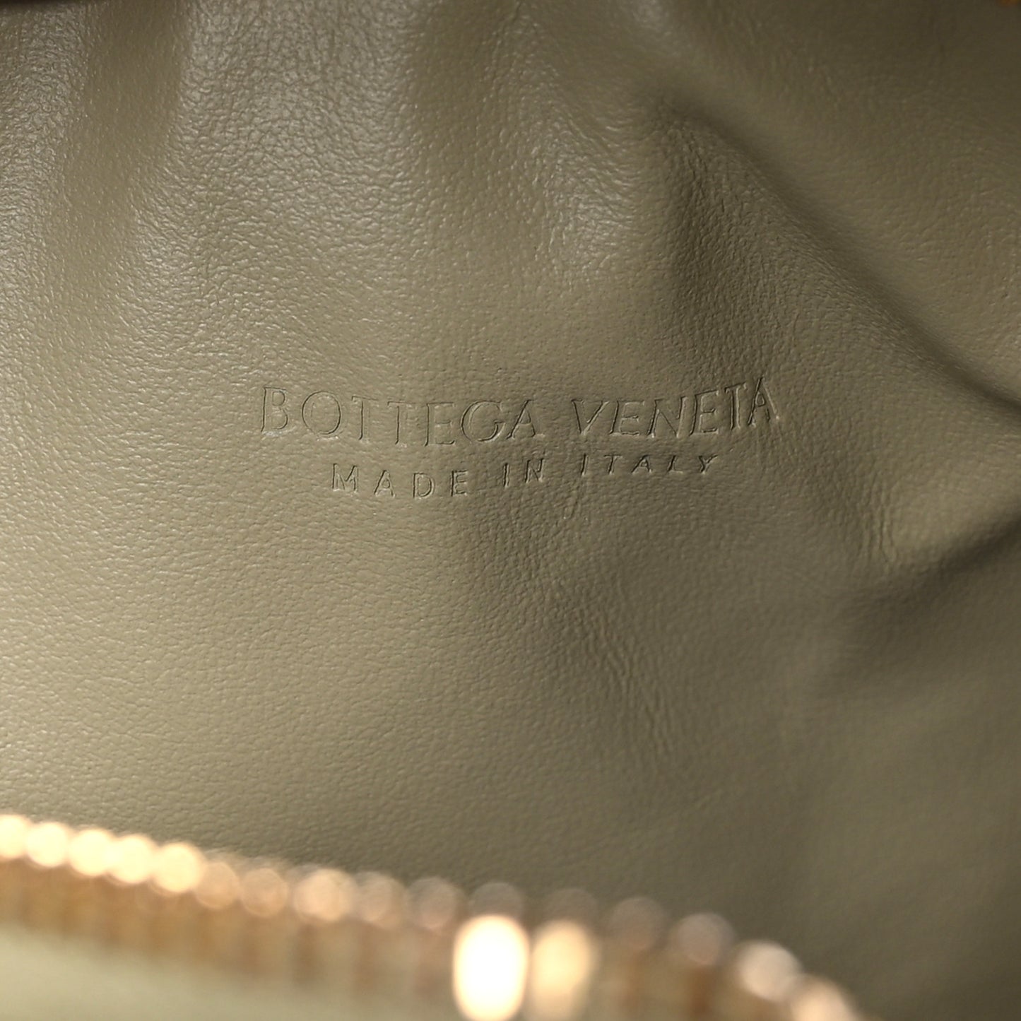 Calfskin Nappa Intrecciato Mini Wallace Travertine