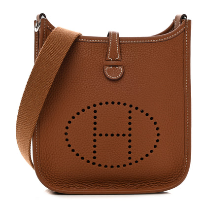 Hermes Taurillon Clemence Evelyne TPM Gold 1 of 9