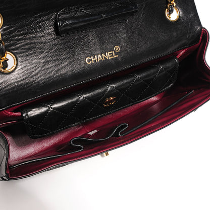 Chanel Lambskin Medium Single Flap w Wallet Black 5 of 12