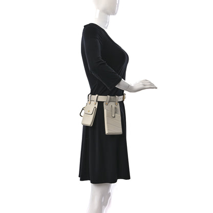Fendi Vitello Grace Matte Multi Accessory Belt White 4 of 14