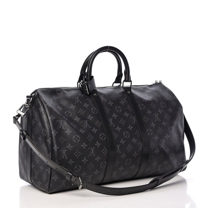 Louis Vuitton Monogram Eclipse Keepall Bandouliere 45 3 of 11