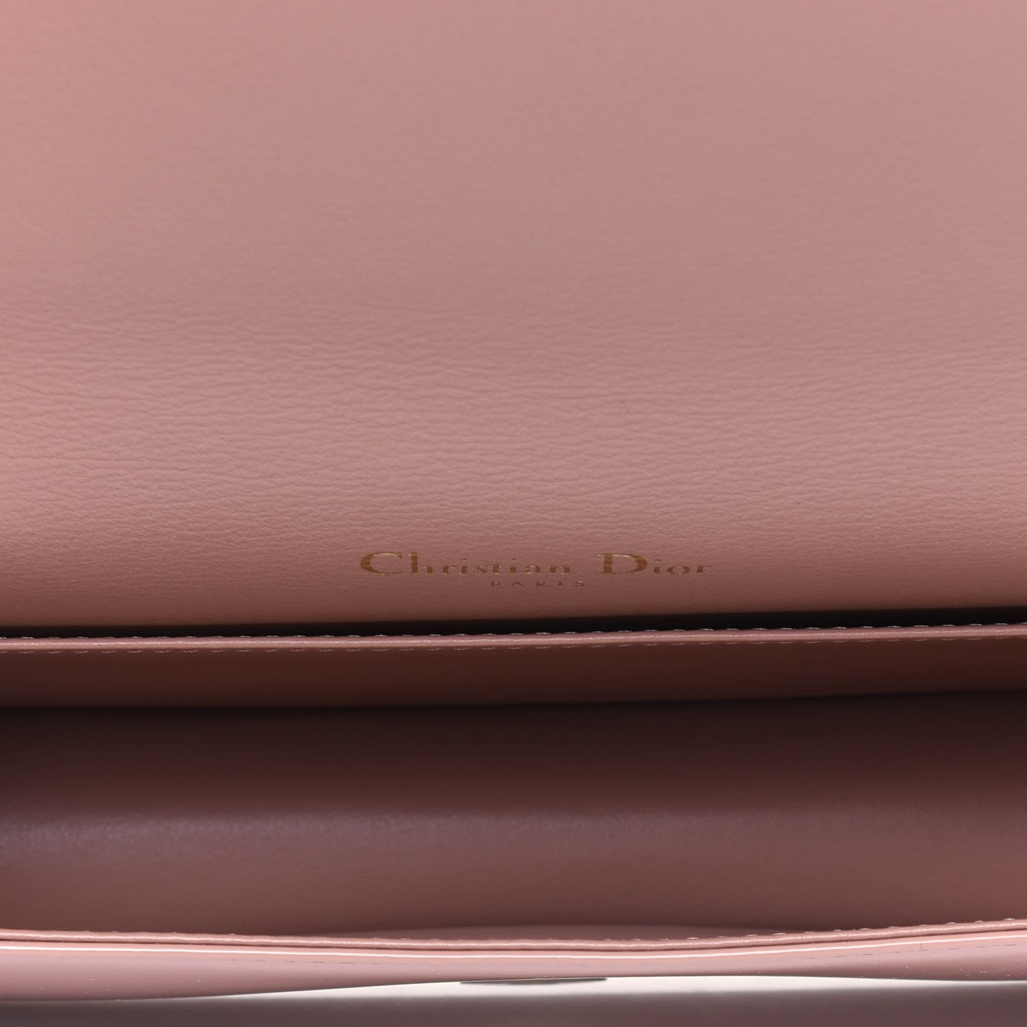Christian Dior Patent Cannage Lady Dior Convertible Clutch Rose Des Vents 5 of 14
