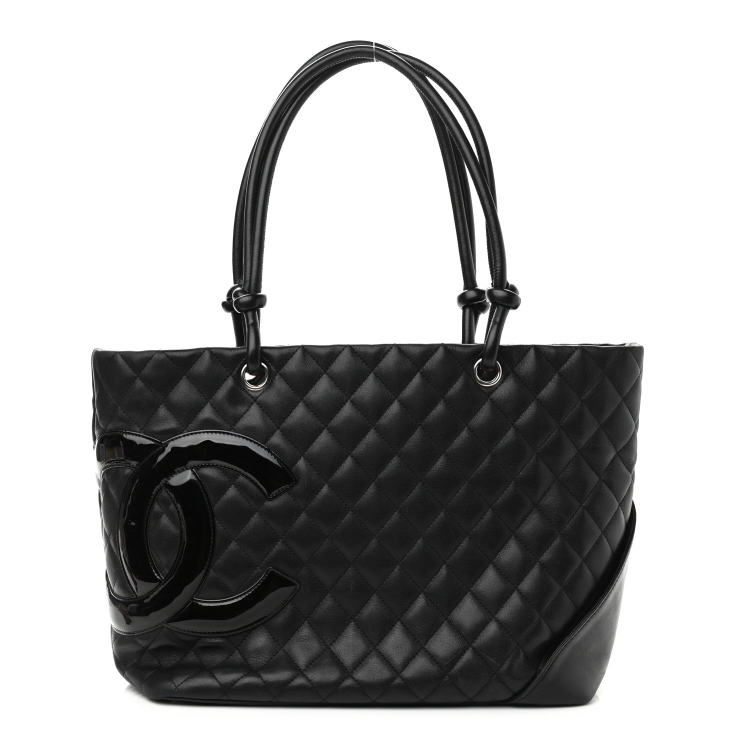 Chanel Calfskin Quilted Large Cambon Tote Black 1 of 12