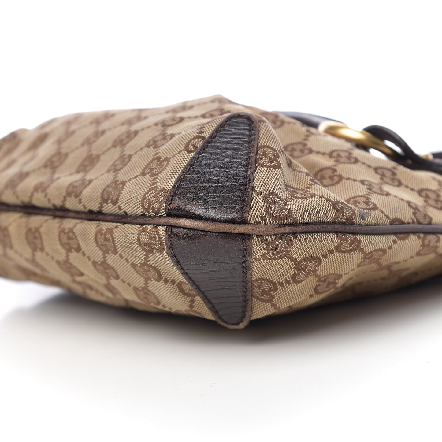 Monogram Horsebit Hobo Brown
