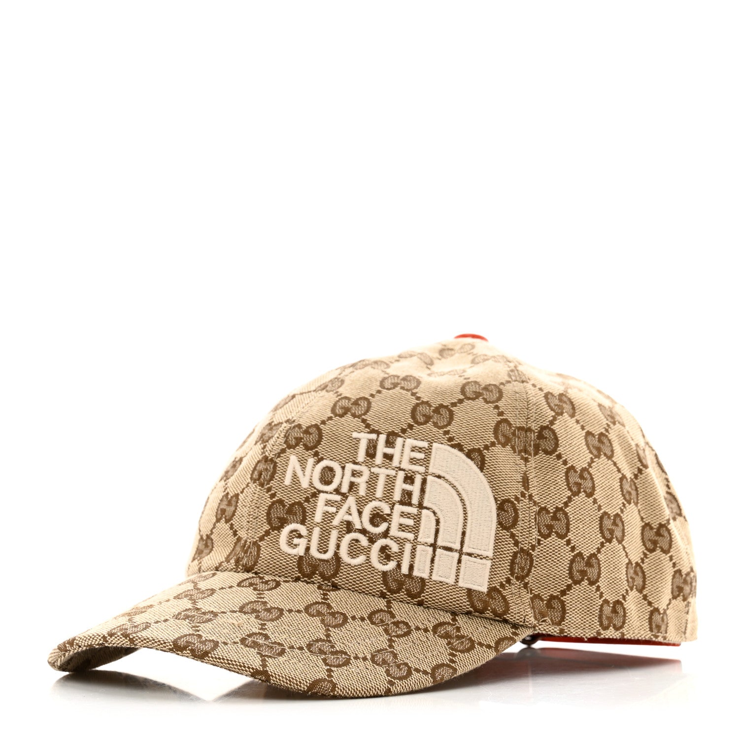 Gucci X THE NORTH FACE Monogram Baseball Hat S Beige 1 of 12