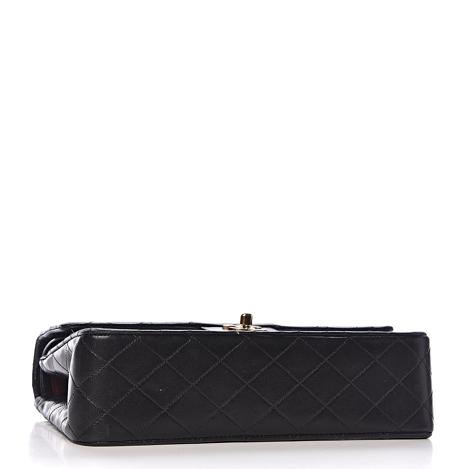 Chanel Lambskin Quilted Medium Double Flap Black 4 of 13