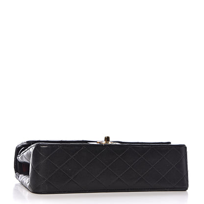 Chanel Lambskin Quilted Medium Double Flap Black 4 of 13