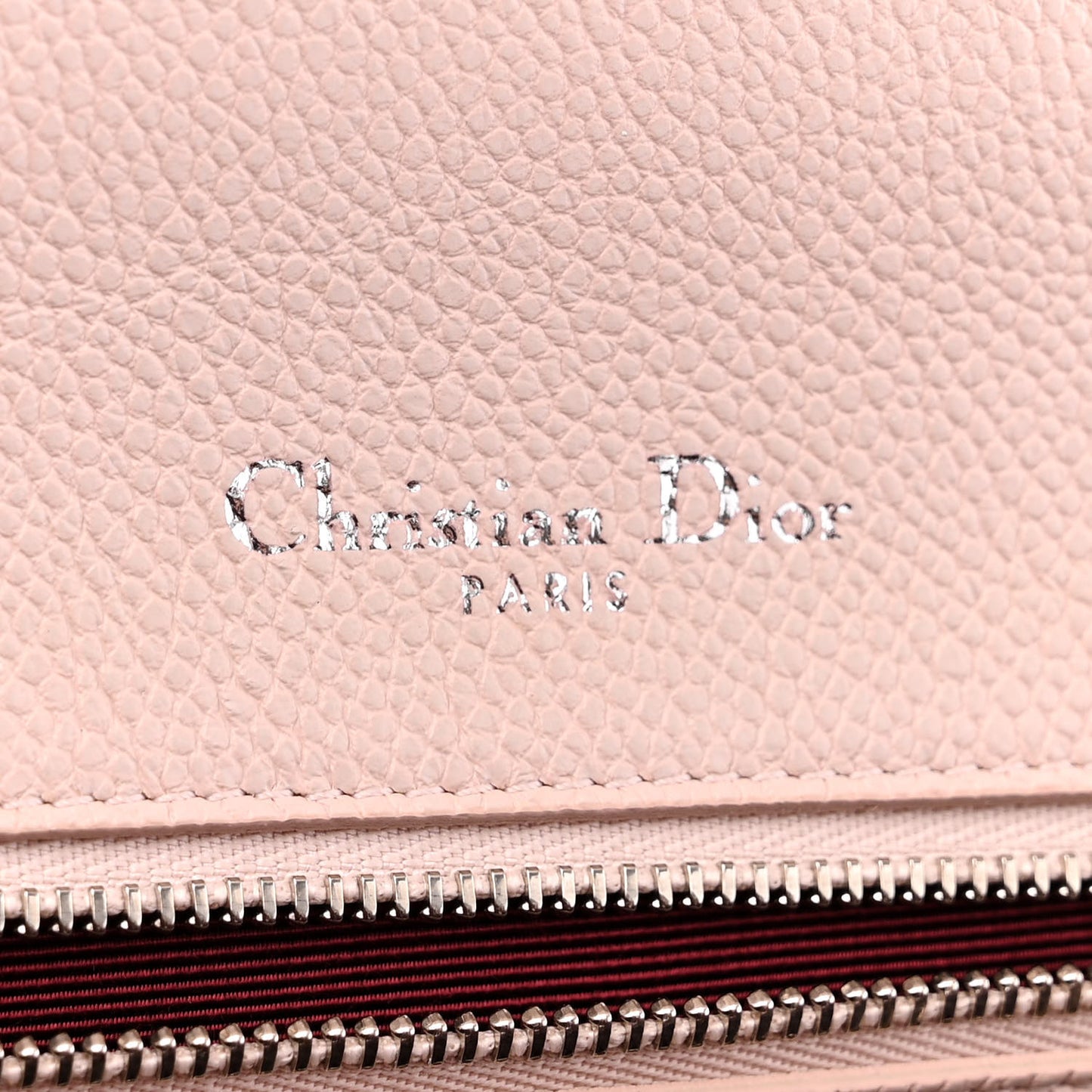 Grained Calfskin Medium Diorama Flap Bag Rose Poudre