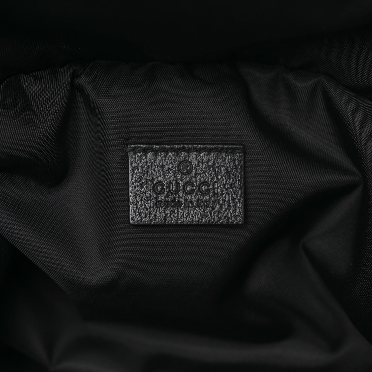 Gucci Nylon 80s Logo Patch Belt Bag Black 6 of 9