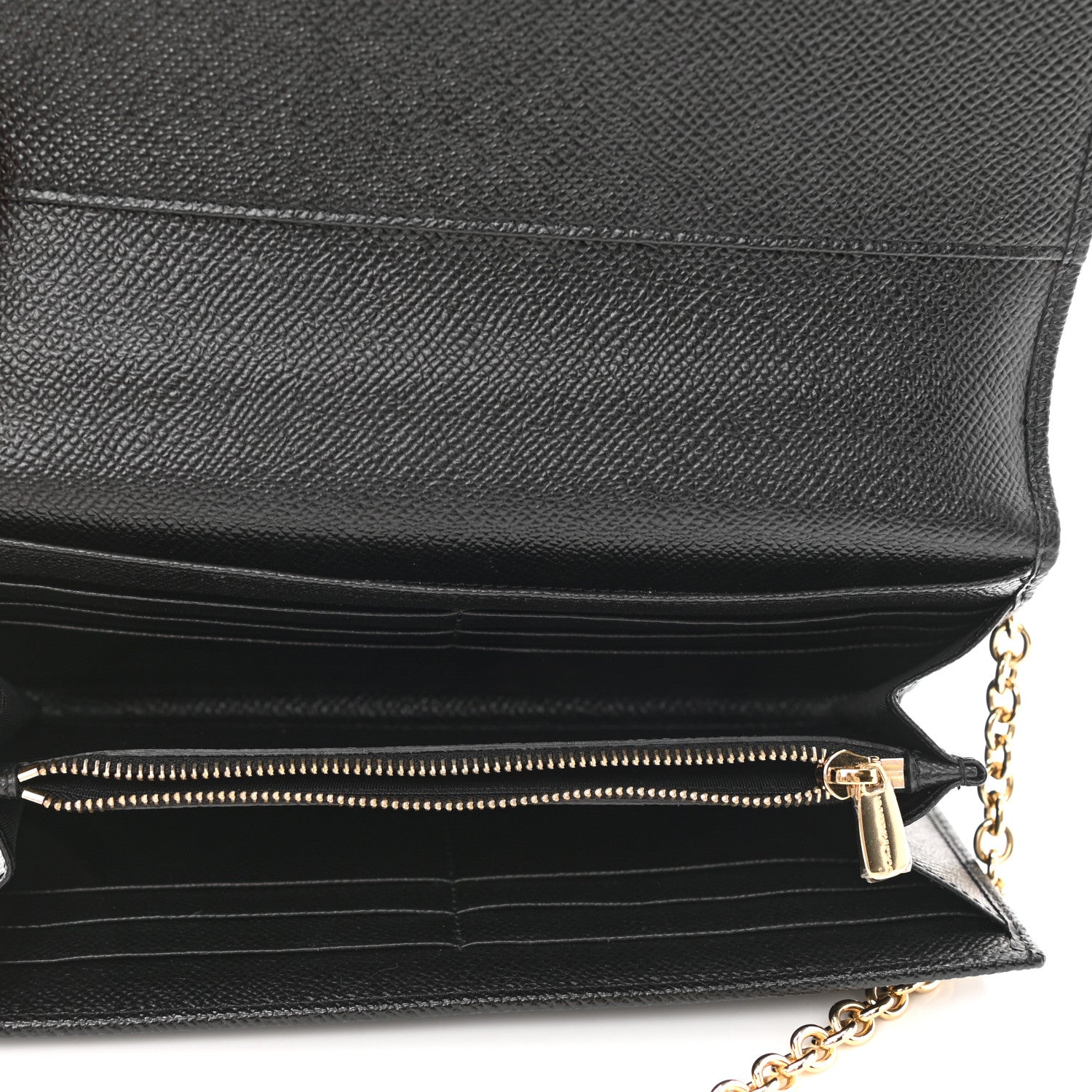 Dolce & Gabbana Dauphine Wallet On Chain Black 4 of 9