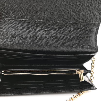 Dolce & Gabbana Dauphine Wallet On Chain Black 4 of 9