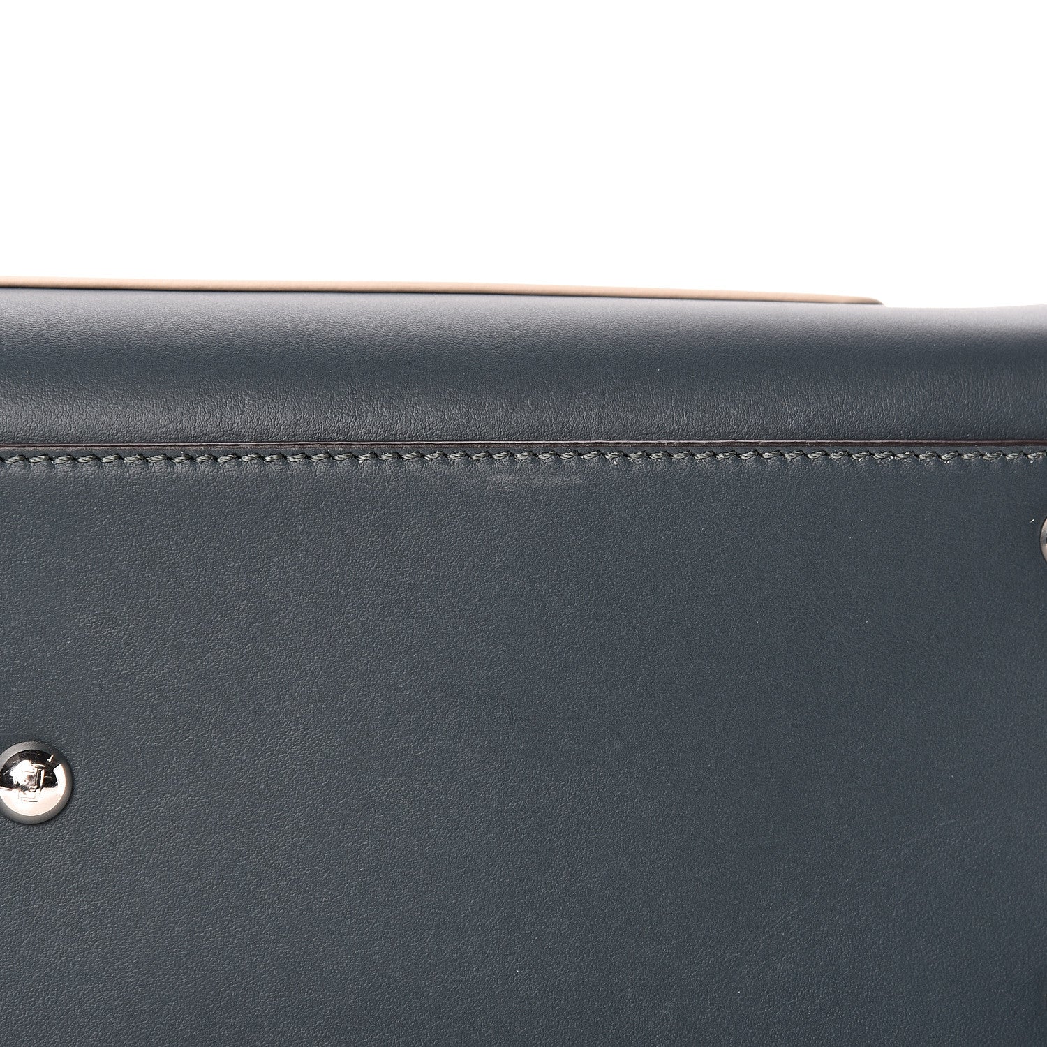 Fendi Vitello Century Opaco F is Fendi Bi-Color Regular Runaway Satchel Amazzonia Camelia 10 of 11