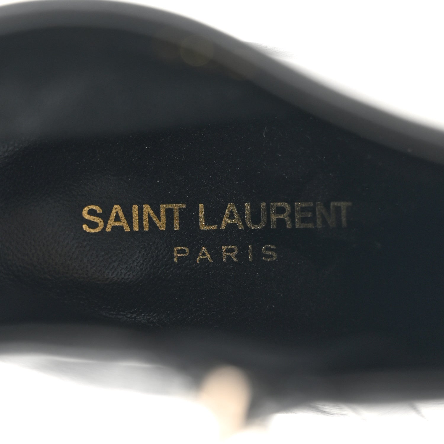 Saint Laurent Santiago Russo Kate 85 Zip Bootie 39 Black 6 of 8