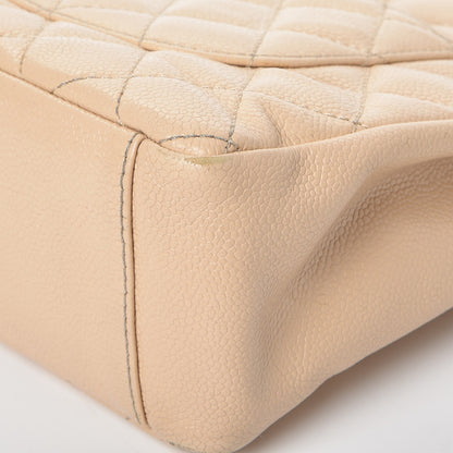 Chanel Caviar Quilted Petit Shopping Tote PST Beige Clair 15 of 16