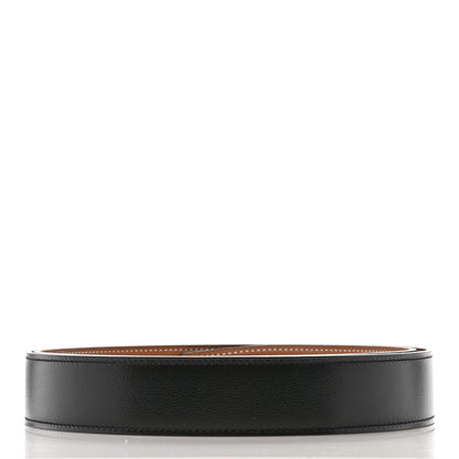 Hermes Box Togo 32mm H Belt 100 Black Gold 2 of 7