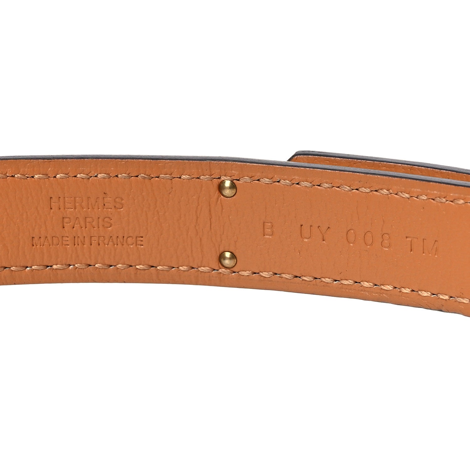 Hermes Epsom Kelly Belt Black 3 of 6