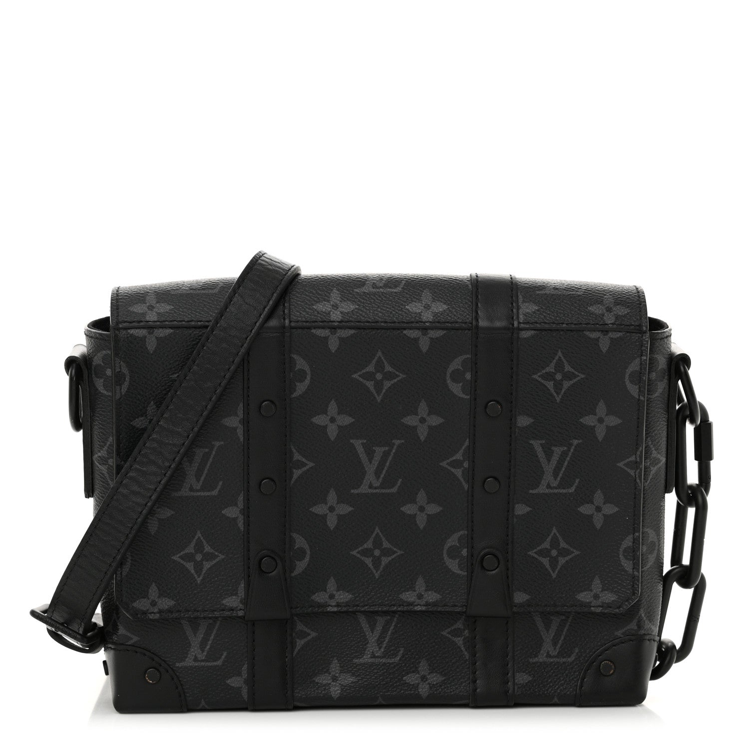 Louis Vuitton Monogram Eclipse Trunk Messenger 1 of 10