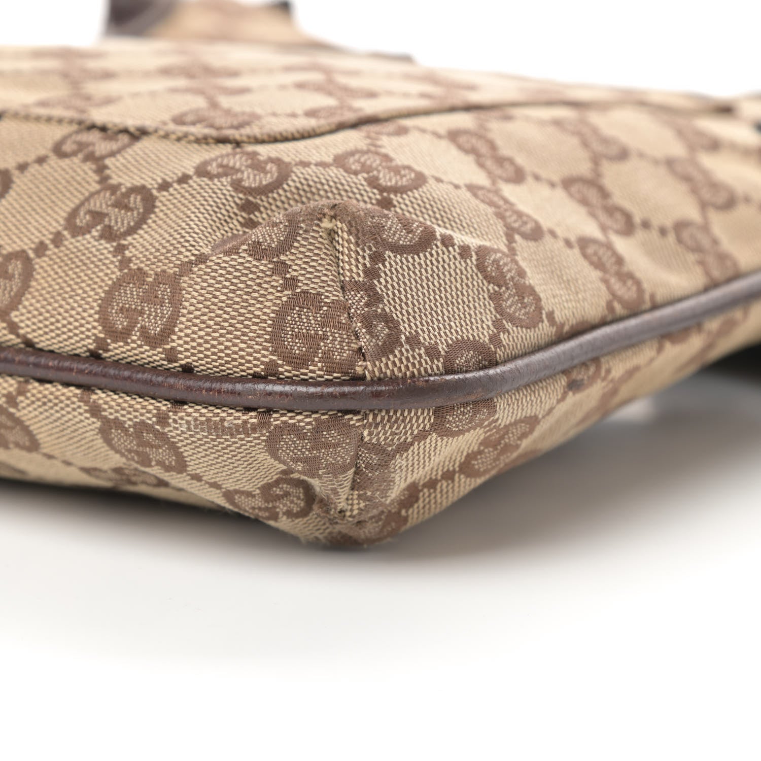 Gucci Monogram Flat Messenger Bag Dark Brown 10 of 19
