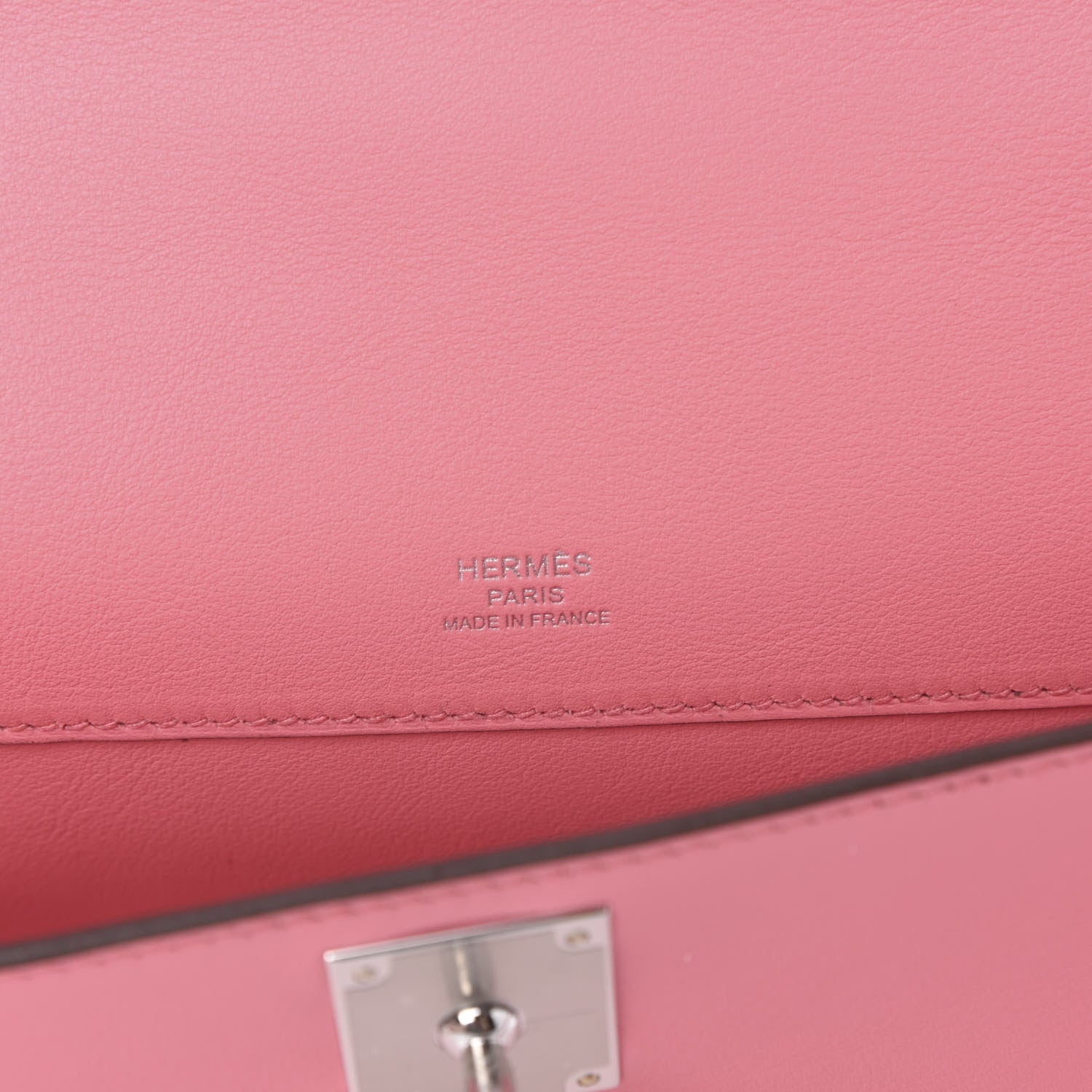 Hermes Swift Kelly Cut Clutch Pochette Rose D'Ete 8 of 11