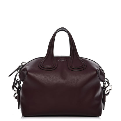 Givenchy Waxy Grained Calfskin Small Nightingale Oxblood 1 of 8
