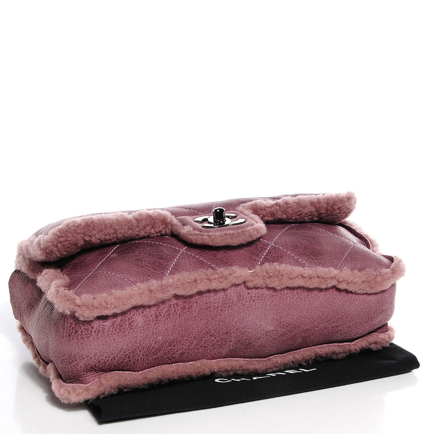 Shearling Quilted Medium Flap