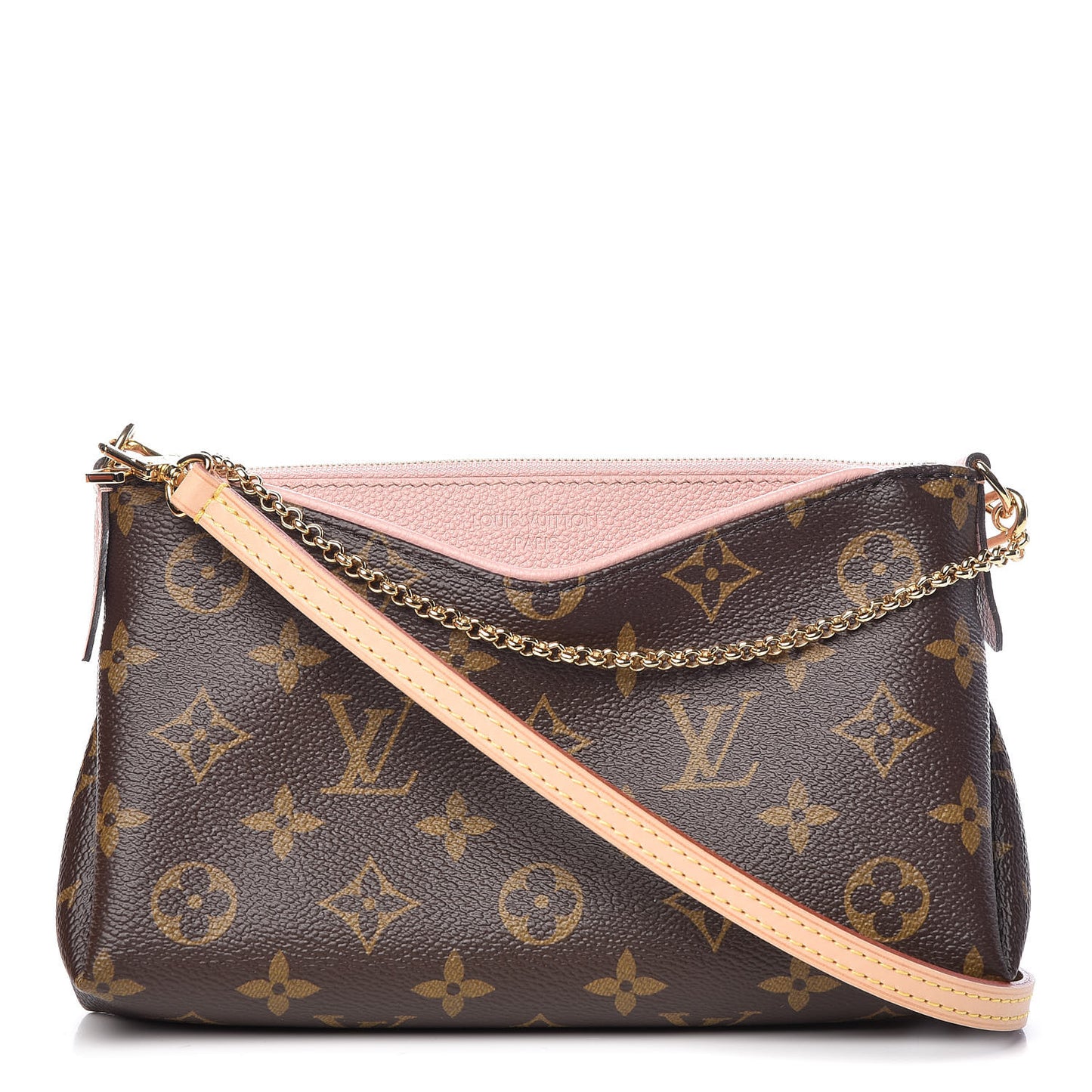 Monogram Pallas Clutch Rose Poudre