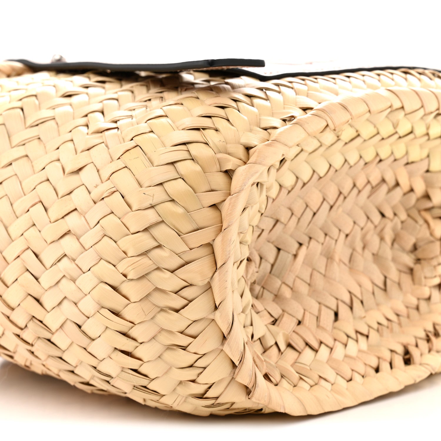 Loewe Raffia Small Basket Tote Bag Natural Tan 8 of 9
