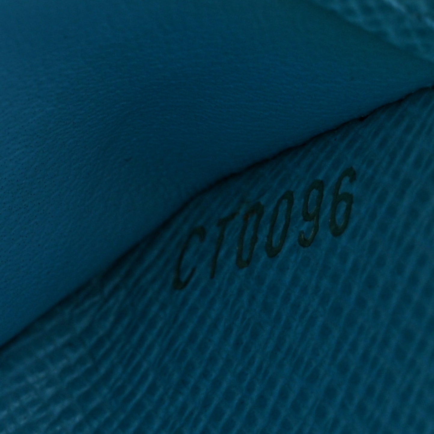 Monogram Groom Compact Zip Wallet Blue
