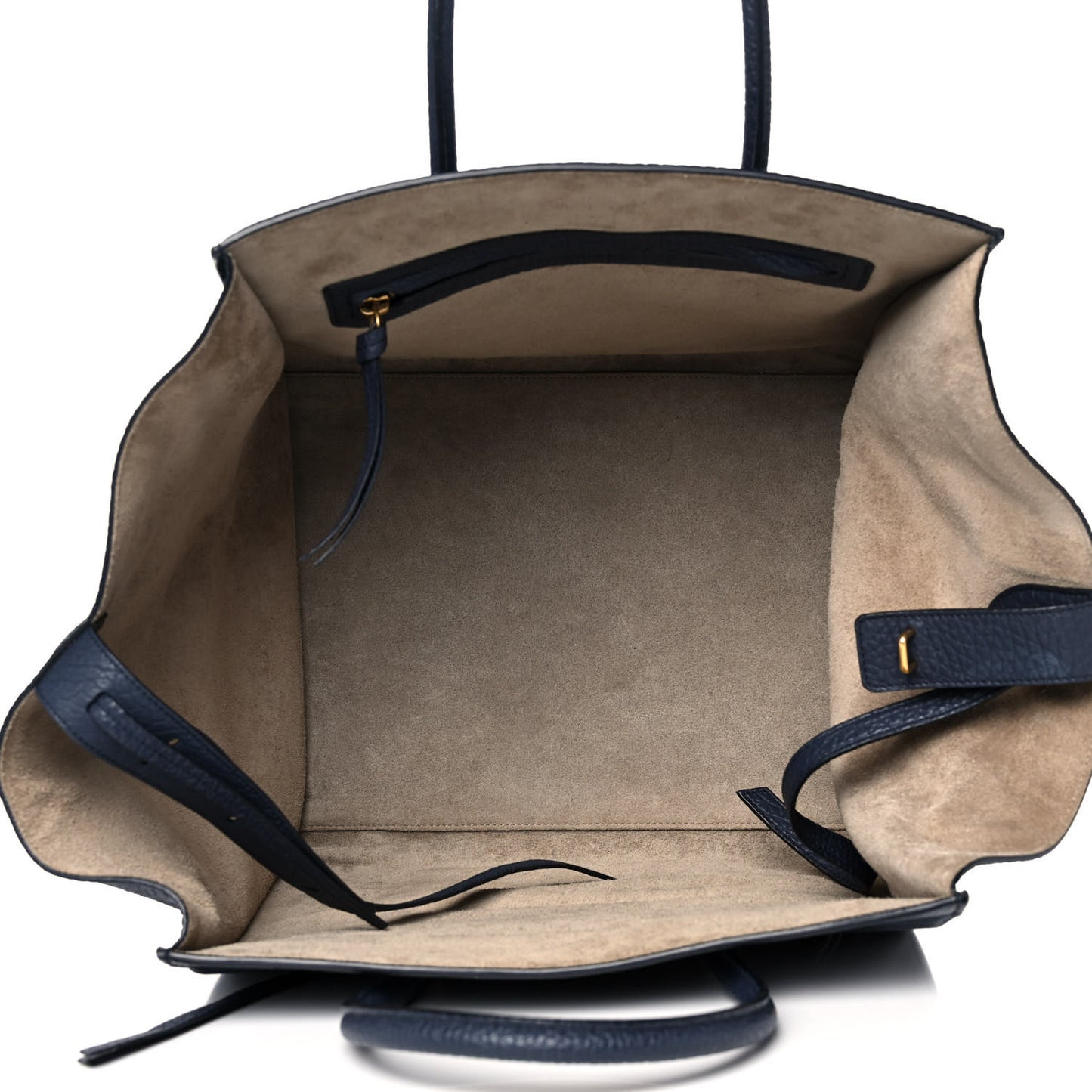 Bullhide Calfskin Medium Phantom Luggage Navy Blue