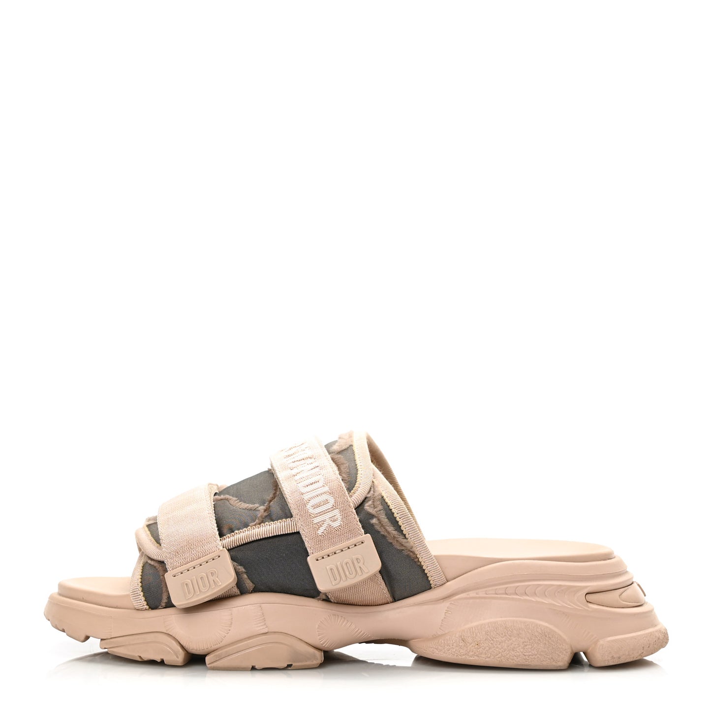 Technical Fabric D-Wander Slide Sandals 40 Beige