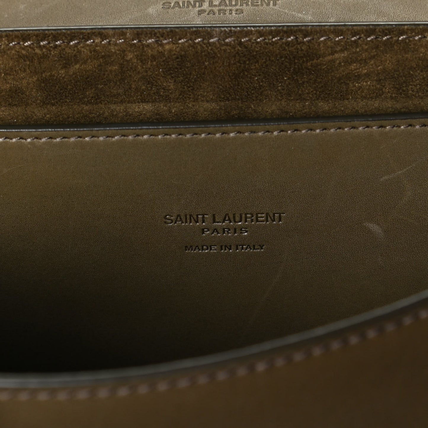 Smooth Calfskin Monogram Medium Kaia Satchel Green
