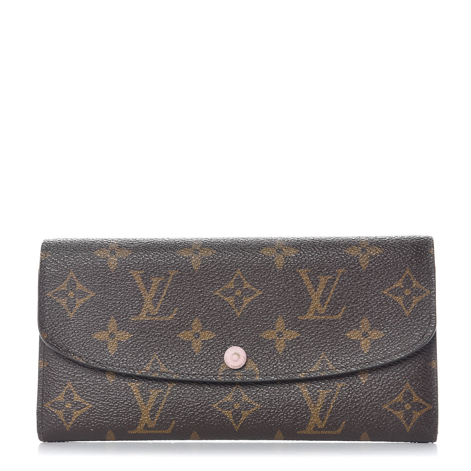 Louis Vuitton Monogram Emilie Wallet Rose Ballerine 1 of 12