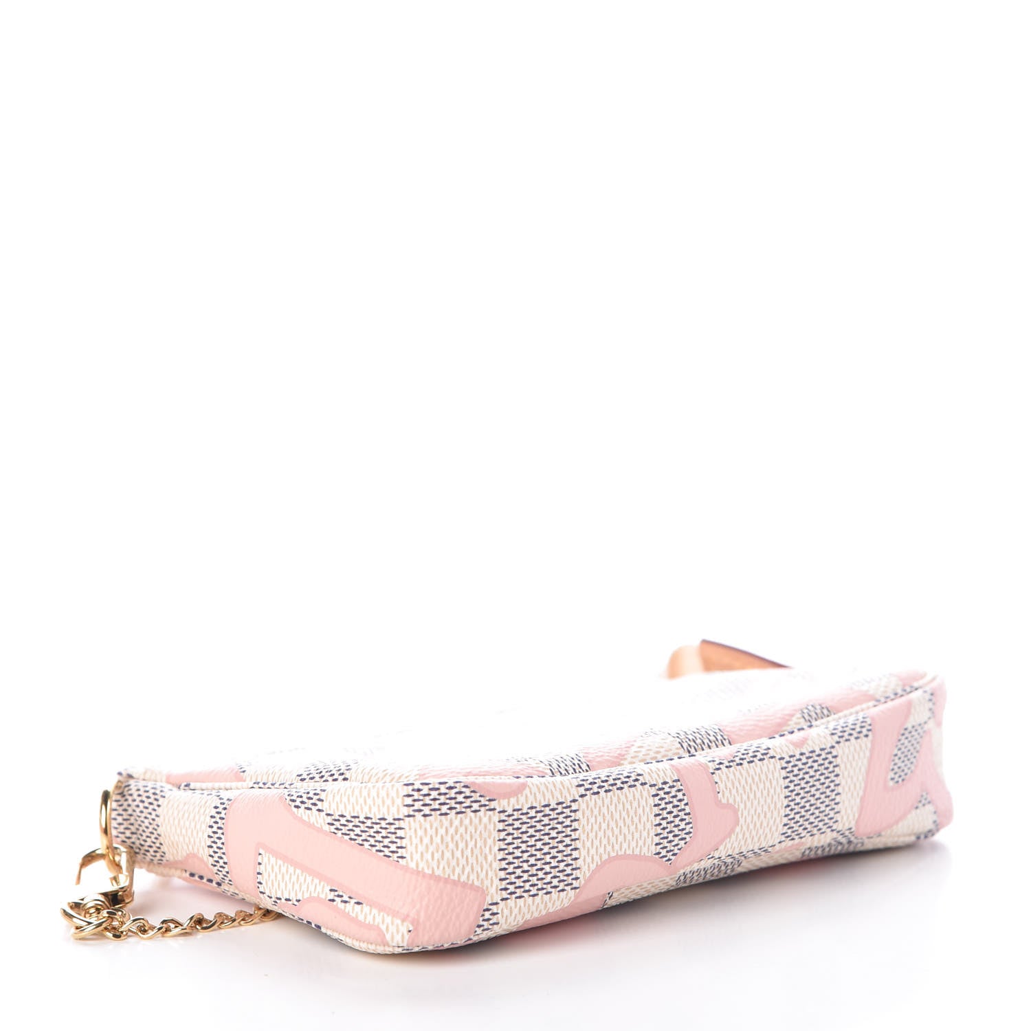 Louis Vuitton Damier Azur Tahitienne Mini Pochette Accessories 4 of 8