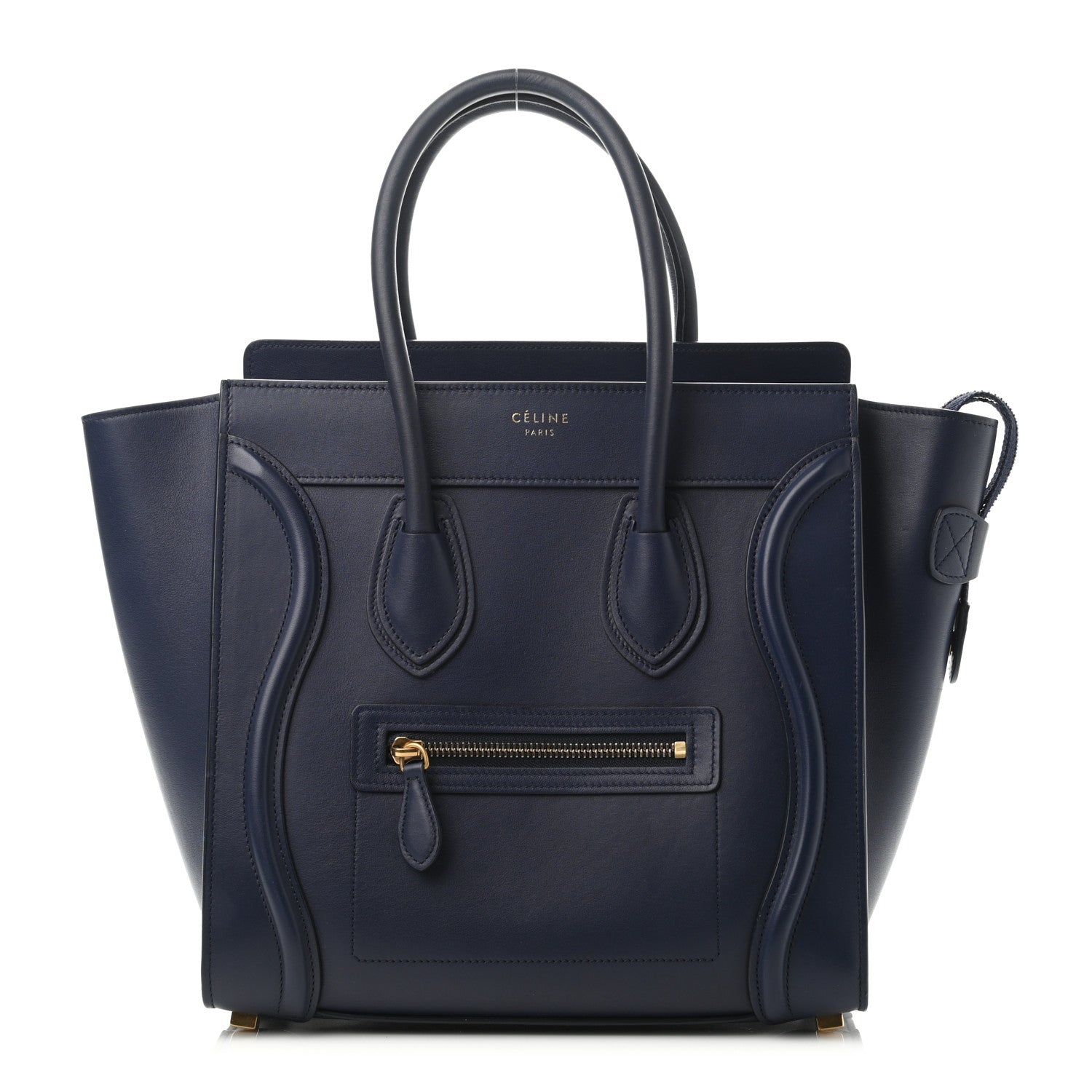 Celine Smooth Calfskin Micro Luggage Ink 1 of 4