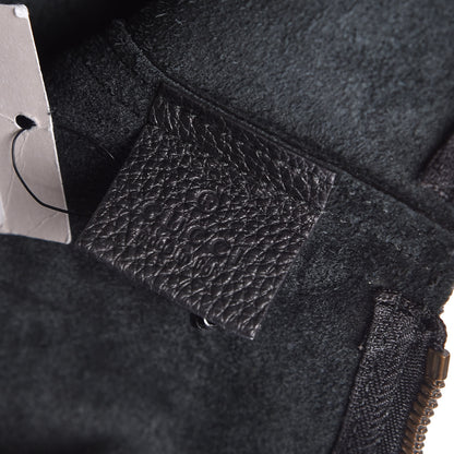 Gucci Pebbled Calfskin Large Logo Portfolio Clutch Black 6 of 10