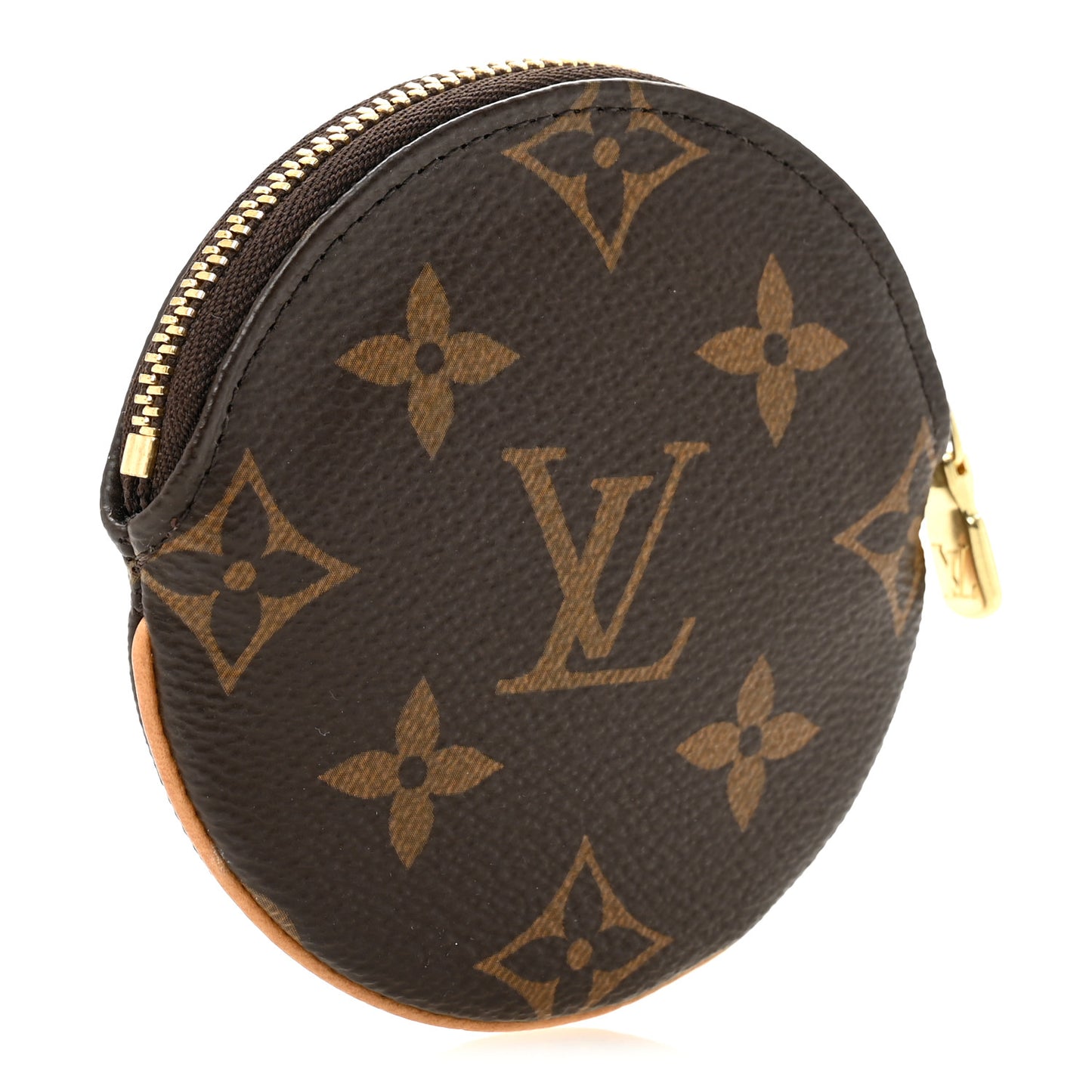 Monogram Round Coin Purse