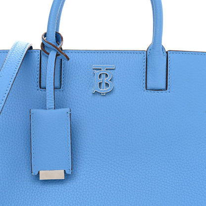 Burberry Grainy Calfskin Mini Frances Tote Bright Sky Blue 7 of 11