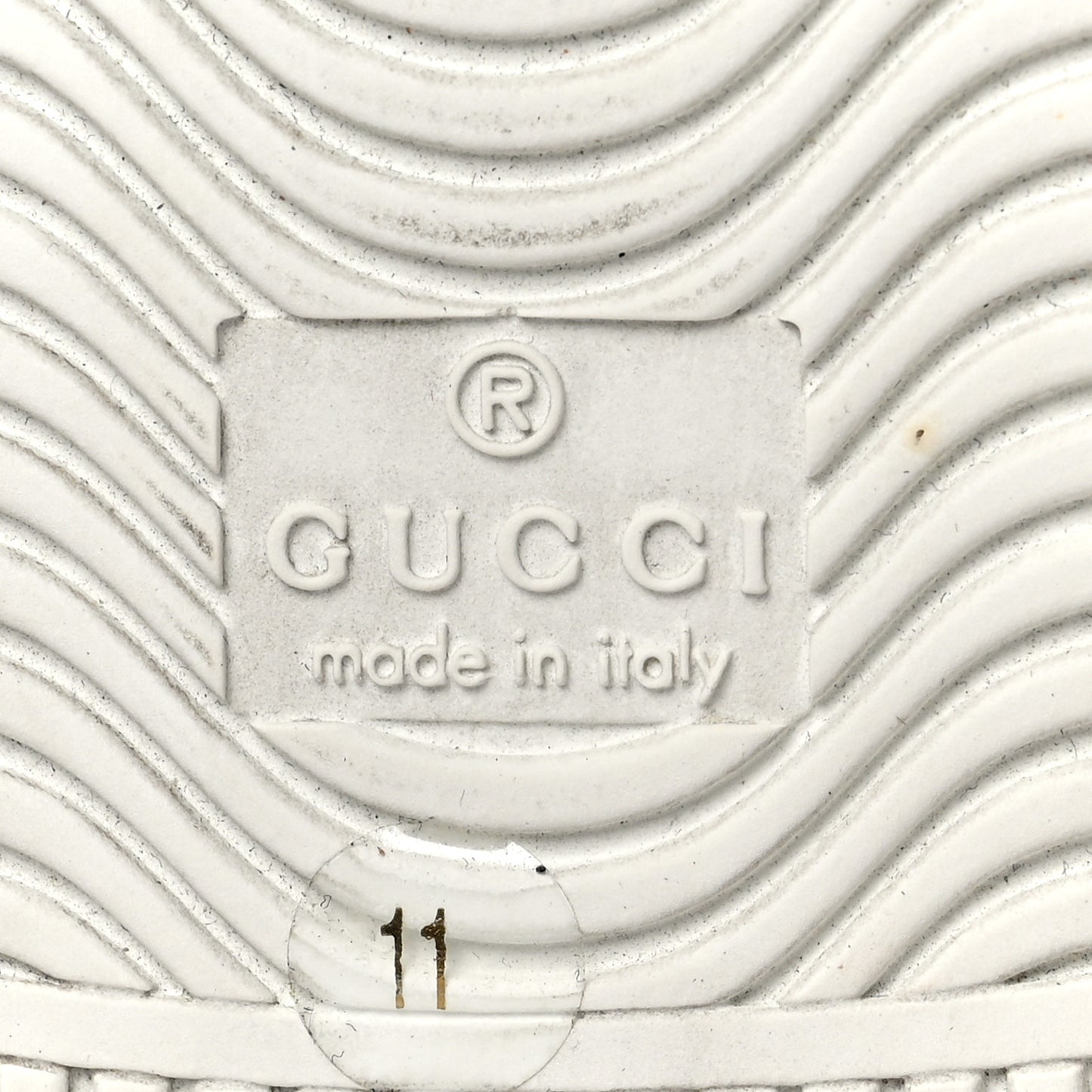 Calfskin Web Mens Gucci Band Ace Sneakers 11 White