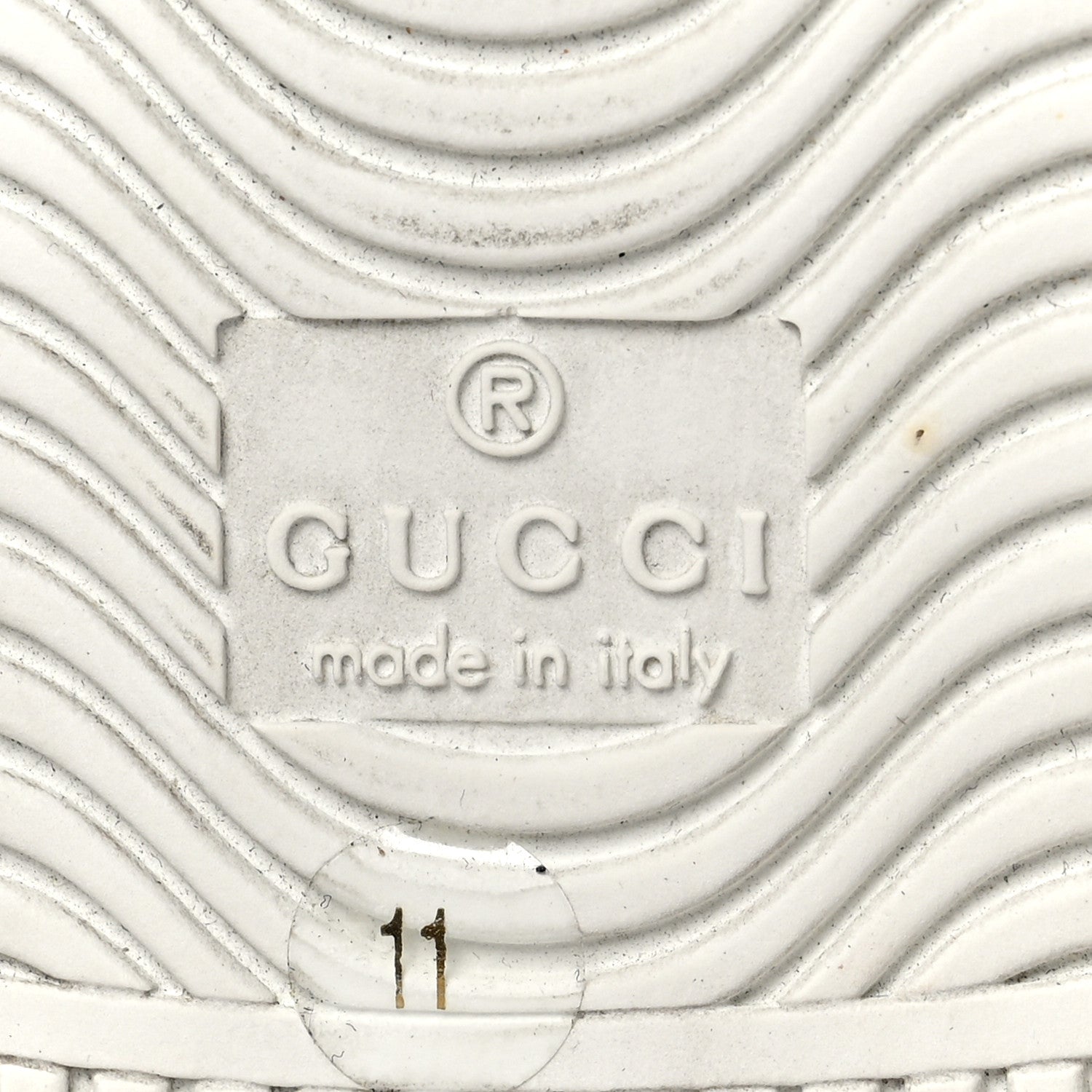 Gucci Calfskin Web Mens Gucci Band Ace Sneakers 11 White 7 of 9