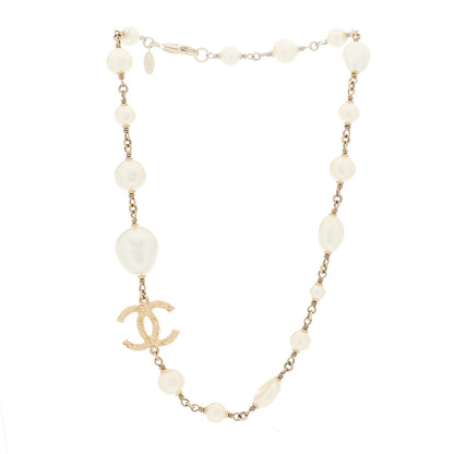 Chanel Pearl Precious Symbols CC Short Necklace Gold 2 of 4