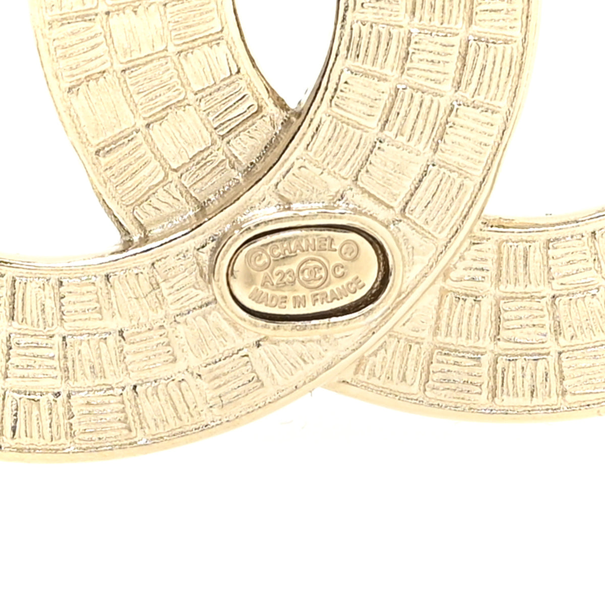 Chanel Enamel CC Brooch Black White 3 of 4
